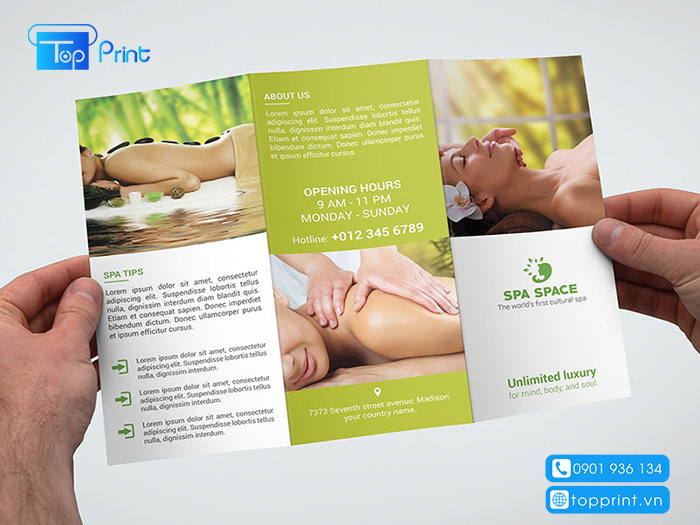Công nghệ in brochure hiện đại hình ảnh sắc nét