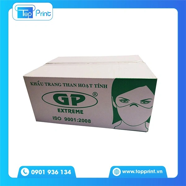 Thùng carton đựng khẩu trang