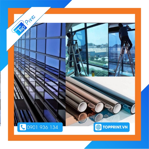 giấy dán kính phản quang 1 chiều cao cấp