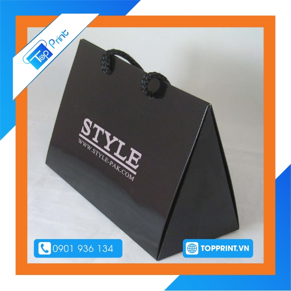 In túi giấy theo yêu cầu cho shop quần áo