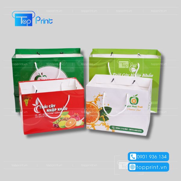Các loại túi giấy trái cây