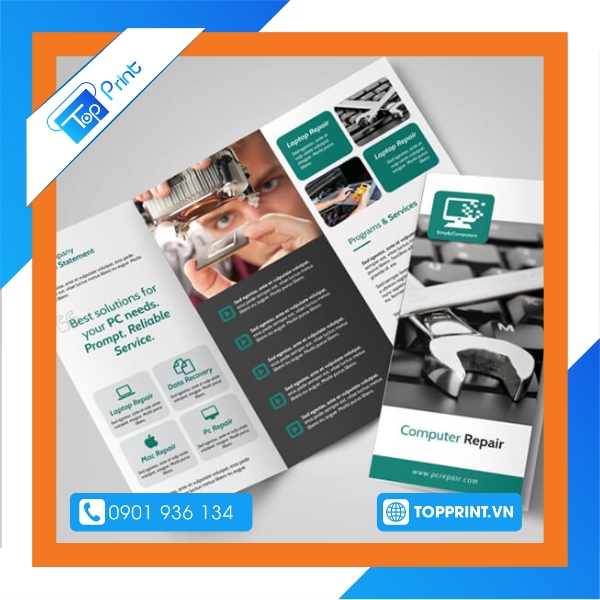 brochure san pham may tinh