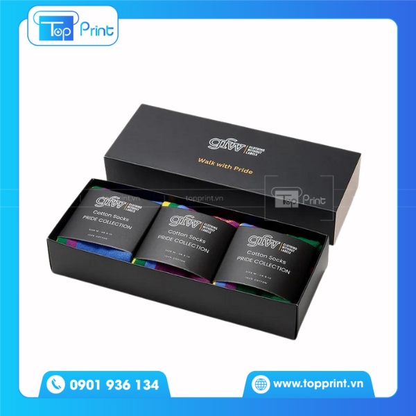 Mẫu hộp giấy một màu sang trọng