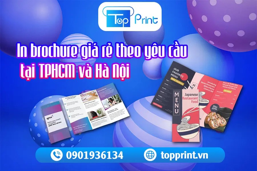 In Brochure Giá Rẻ Lấy Ngay HCM & Hà Nội