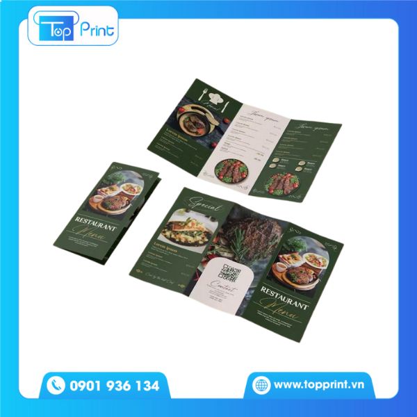 Brochure nhà hàng độc đáo