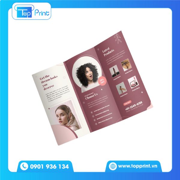 Tổng hợp mẫu in Brochure mỹ phẩm đẹp nhất hiện nay