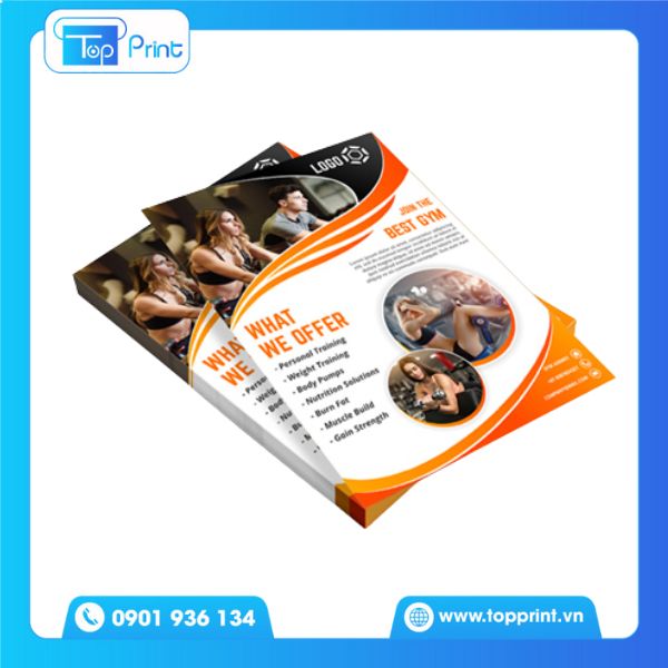20+ Mẫu Tờ Rơi Quảng Cáo Phòng Gym Đẳng Cấp