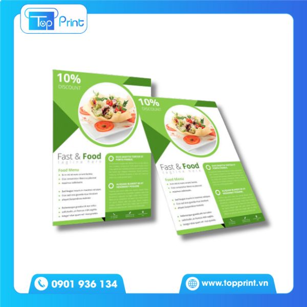 22+ Mẫu Tờ Rơi Quảng Cáo Thực Phẩm Sạch Đẹp, Ấn Tượng